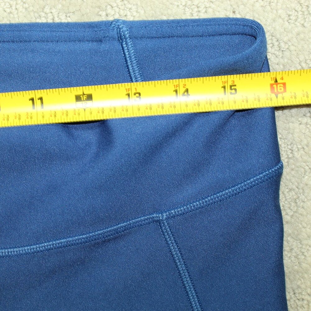 Under Armour Heat Gear Womens XL Blue Knee Length Athletic Yoga Pants - Picture 5 of 5
